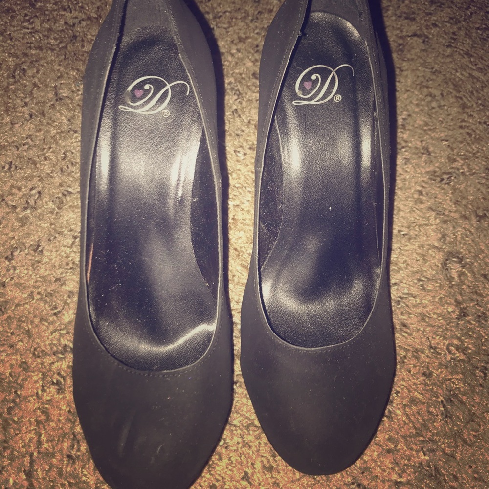 Black high heels